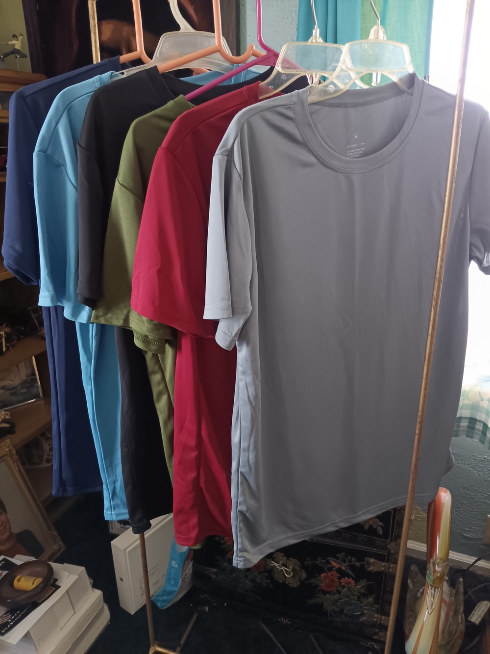 Men's Performance Crew Neck T-Shirt - 6 Piece, 6 Colors
